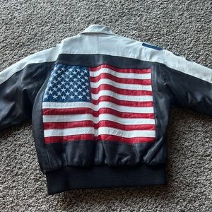 usa genuine leather jacket